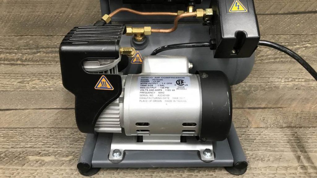 Senco PC1010 Ar Compressor, 1-Gallon, 1-Horsepower Peak, 1/2 Hp...