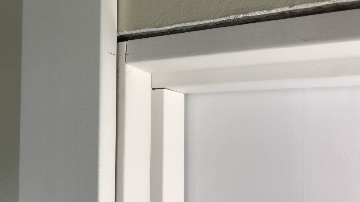 Easy DIY Craftsman Door Trim