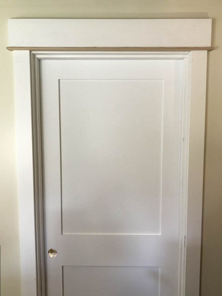 Easy DIY Craftsman Door Trim